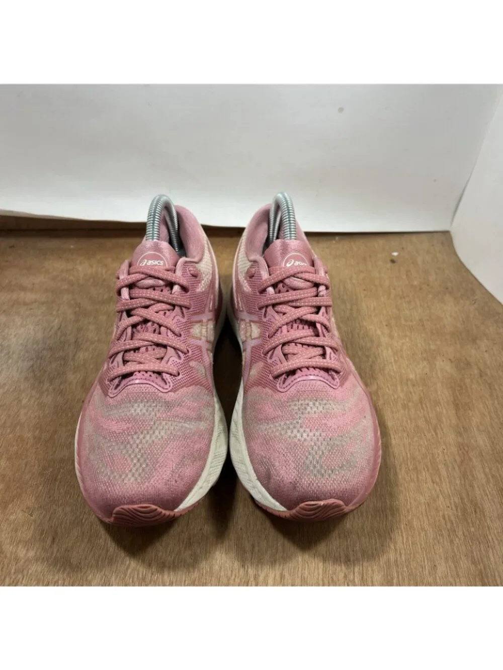 Asics Gel Nimbus 23 Shoes Women Size 8.5 Pink White Athletic Trainers Sneakers